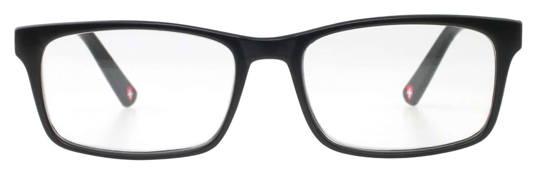 Montana-Lesebrille-MR73-schwarz-frontal Lesebrille Montana Eyewear MR73 schwarz Produktbild frontal