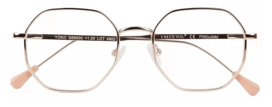 I Need You Lesebrille Yoko gold Produktbild frontal Yoko, Gold