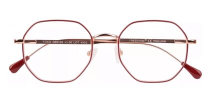I Need You Lesebrille Yoko rot kupfer Produktbild frontal I Need You Lesebrille Yoko rot kupfer Produktbild frontal