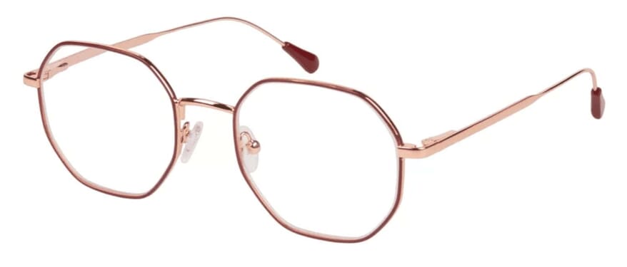 I Need You Lesebrille Yoko rot kupfer Produktbild seitlich I Need You Lesebrille Yoko rot kupfer Produktbild seitlich