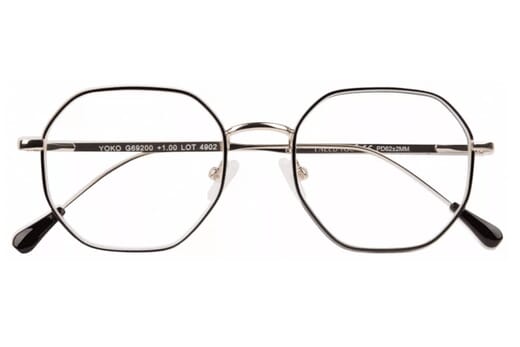 I Need You Lesebrille Yoko schwarz gold Produktbild frontal