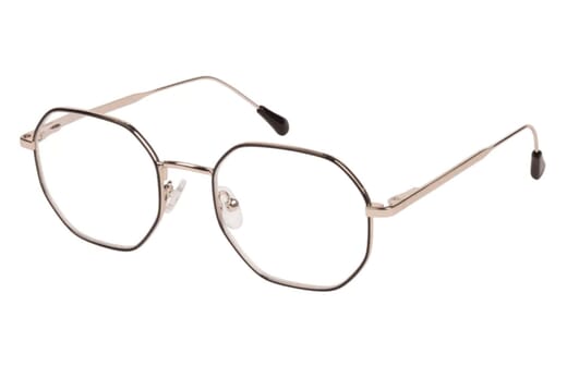 I Need You Lesebrille Yoko schwarz gold Produktbild seitlich