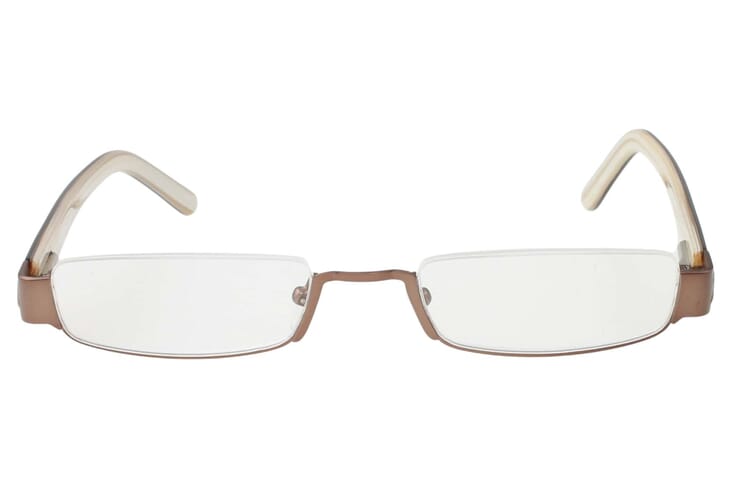 I Need You Halbrand Lesebrille Otto braun frontal Otto Braun