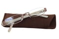 I Need You Halbrand Lesebrille Otto braun auf Etui I Need You Halbrand Lesebrille Otto braun Produktbild auf Etui