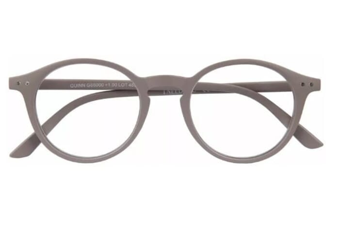 Lesebrille I Need You Quinn grau frontal Quinn, gray