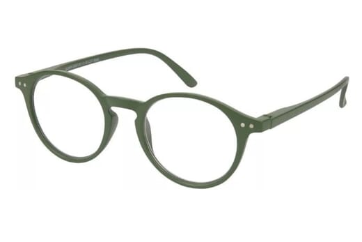 Lesebrille I Need You Quinn grün seitlich Produktbild