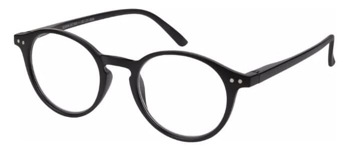 Lesebrille I Need You Quinn schwarz seitlich Produktbild