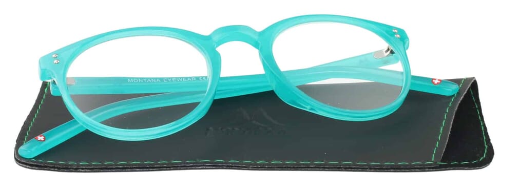 Reading glasses Montana MR55 turquoise with case Reading glasses Montana MR55 turquoise with case Product image