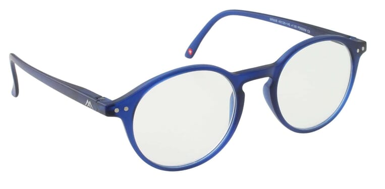 Lesebrille Montana MR65 blau seitlich Lesebrille Montana MR65 blau seitlich Produktbild