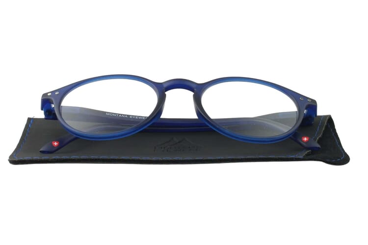 Lesebrille Montana MR65 blau auf Etui Lesebrille Montana MR65 blau auf Etui Produktbild