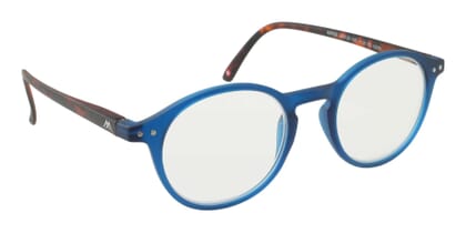 Reading glasses Montana MR65 blue havana sideways Reading glasses Montana MR65 blue havana side Product image
