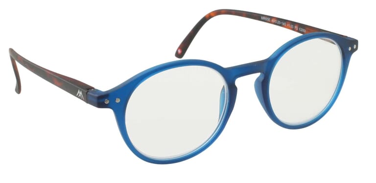 Lesebrille Montana MR65 blau havanna seitlich Lesebrille Montana MR65 blau havanna seitlich Produktbild
