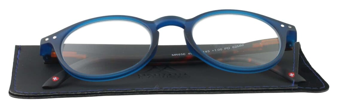 Lesebrille Montana MR65 blau havanna auf Etui Lesebrille Montana MR65 blau havanna auf Etui Produktbild