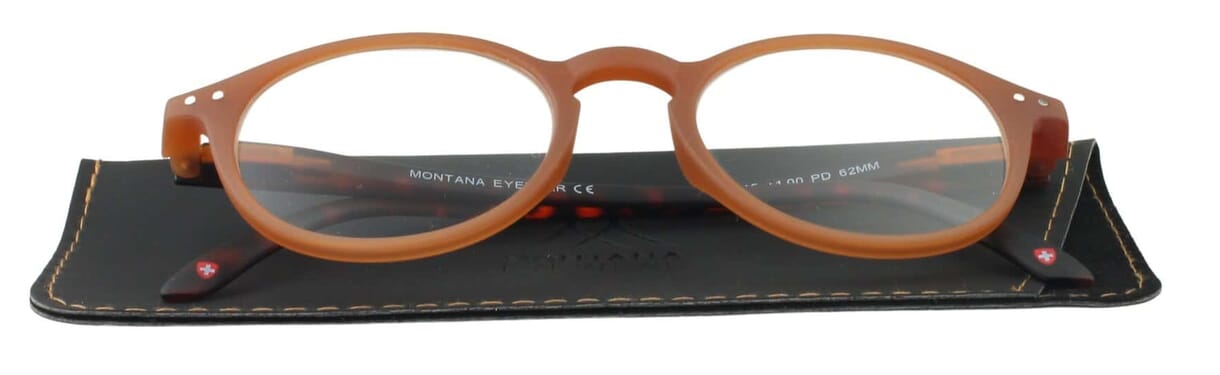 Lesebrille Montana MR65 braun-havanna auf Etui Lesebrille Montana MR65 braun-havanna auf Etui Produktbild