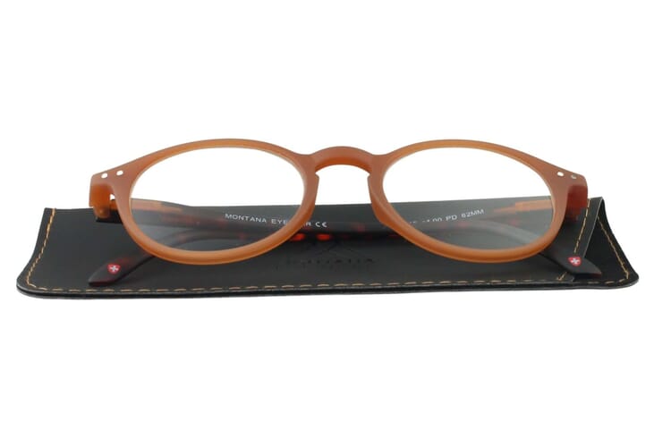 Lesebrille Montana MR65 braun-havanna auf Etui Lesebrille Montana MR65 braun-havanna auf Etui Produktbild