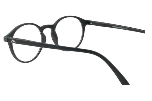 Lesebrille Montana MR65 schwarz hinten Produktbild