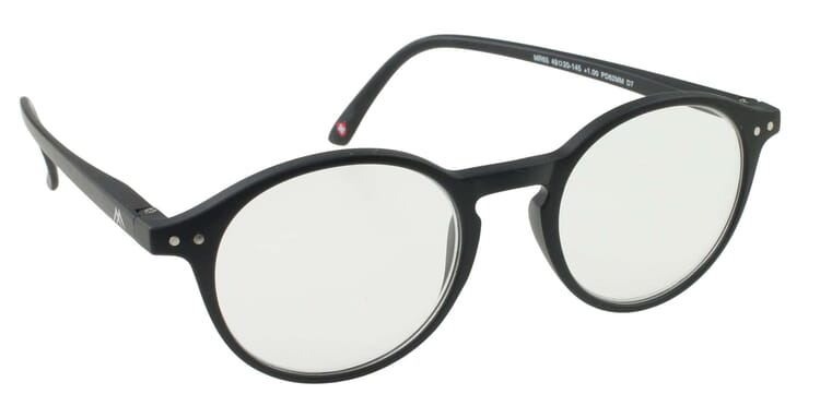 Lesebrille Montana MR65 schwarz seitlich Lesebrille Montana MR65 schwarz seitlich Produktbild