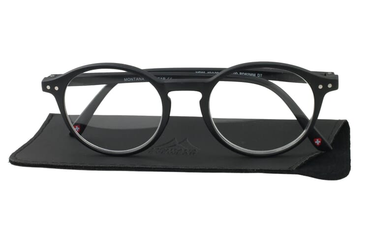 Lesebrille Montana MR65 schwarz auf Etui Lesebrille Montana MR65 schwarz auf Etui Produktbild