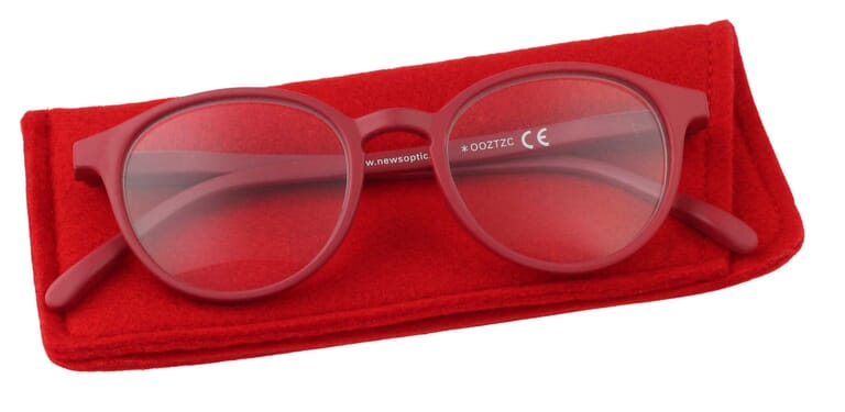 Lesebrille News Optic No. 88 rot auf Etui Lesebrille News Optic No. 88 rot auf Etui Produktbild