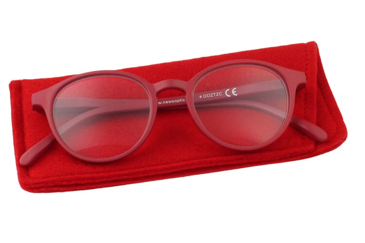Lesebrille News Optic No. 88 rot auf Etui Lesebrille News Optic No. 88 rot auf Etui Produktbild