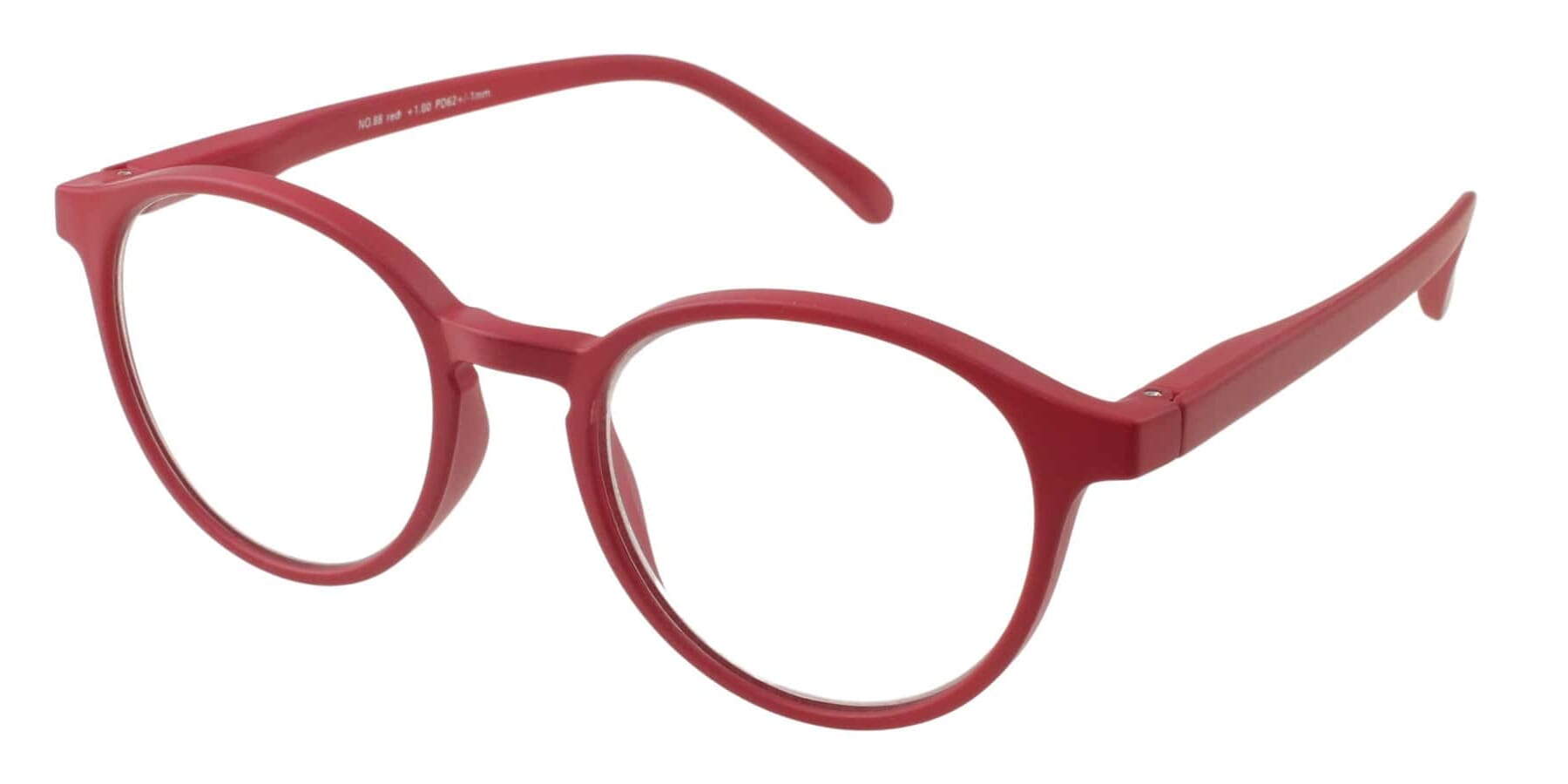 Lesebrille News Optic No. 88 rot seitlich Produktbild