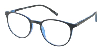 Lesebrille Victoria Linda blau seitlich Lesebrille Victoria Linda blau seitlich Produktbild