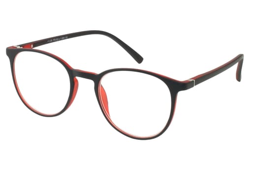 Lesebrille Victoria Linda rot seitlich Produktbild