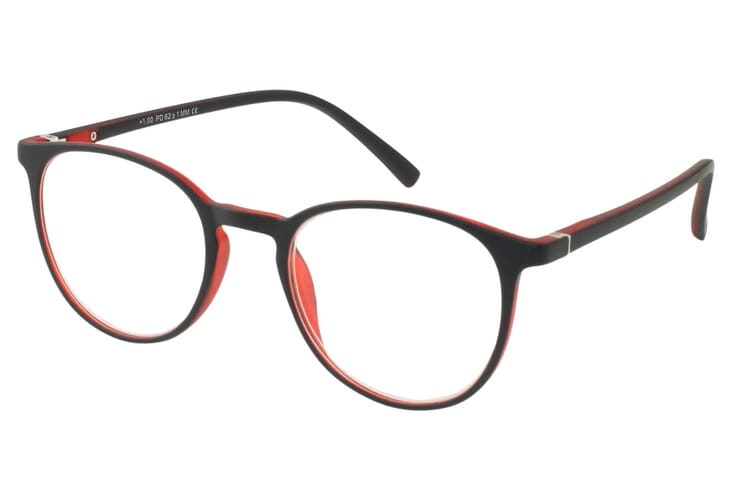 Lesebrille Victoria Linda rot seitlich Lesebrille Victoria Linda rot seitlich Produktbild