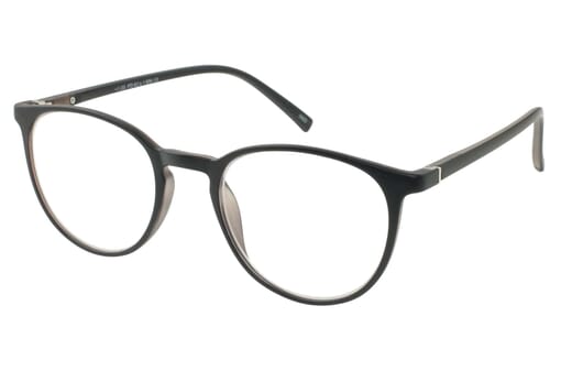 Lesebrille Victoria Linda schwarz seitlich Produktbild