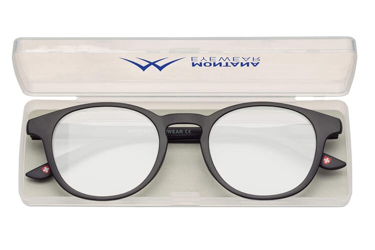 Blaulichtfilter Brille Montana BLF52 schwarz mit Etui Produktbild Blaulichtfilter Brille Montana BLF52 schwarz mit Etui Produktbild
