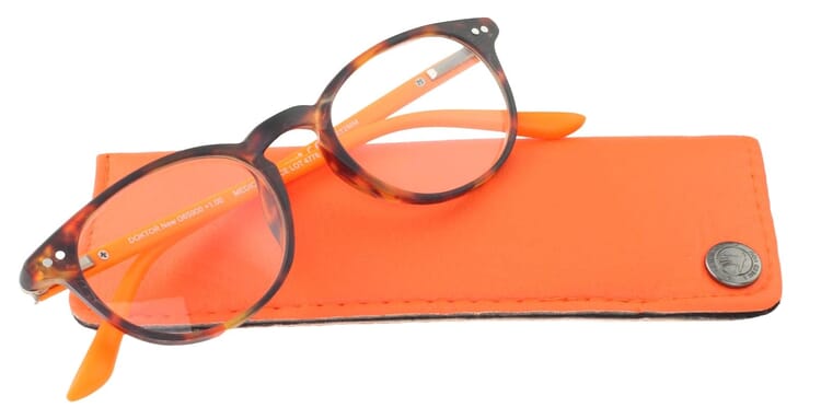 I NEED YOU reading glasses DOKTOR NEW havana-orange with case I NEED YOU reading glasses DOKTOR NEW havana-orange with case