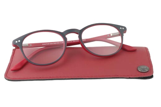 I NEED YOU reading glasses Doctor New GreyRed with case
