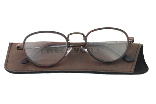 I NEED YOU Lesebrille Windsor Braun mit etui