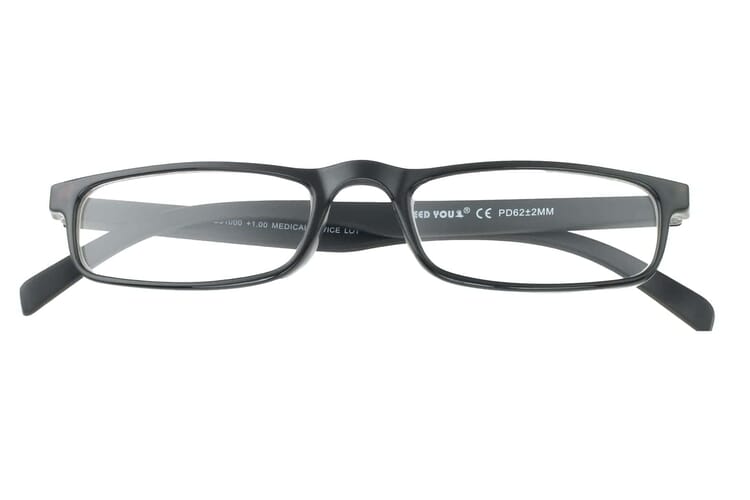 I NEED YOU reading glasses half line black closed I NEED YOU reading glasses half line black closed