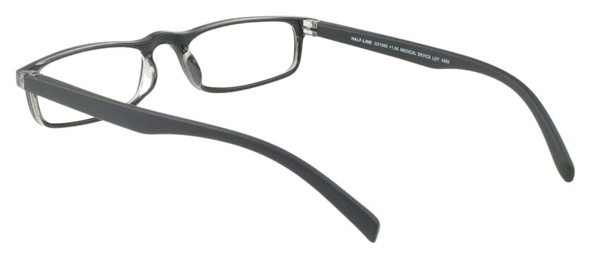 I NEED YOU Lesebrille half line black innen I NEED YOU Lesebrille half line black innen