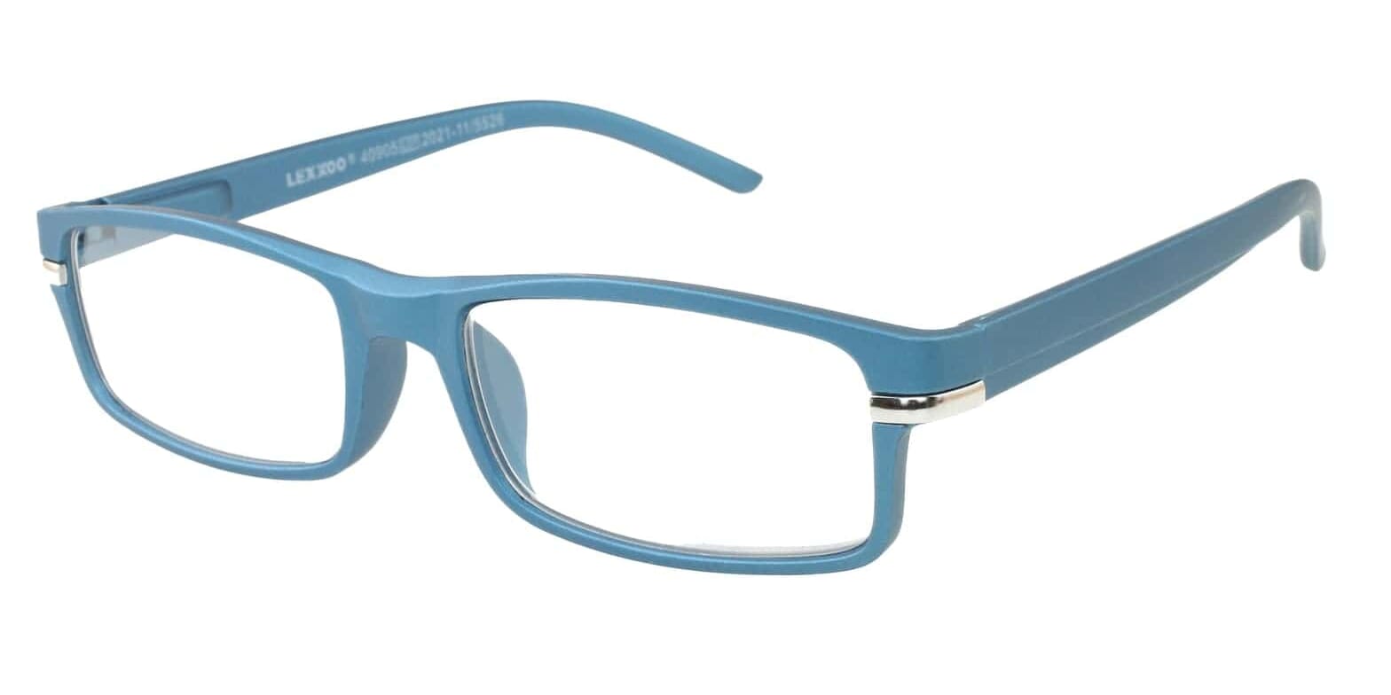 LEXXOO Lesebrille 4090B blau seitlich
