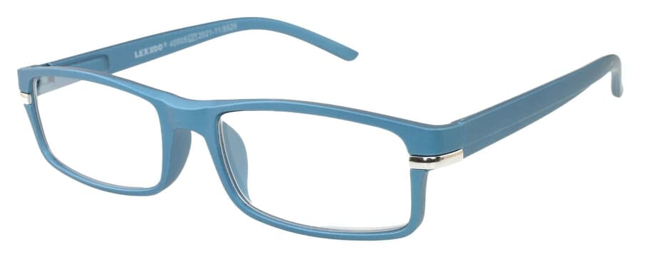 LEXXOO Lesebrille 4090B blau seitlich LEXXOO Lesebrille 4090B blau seitlich