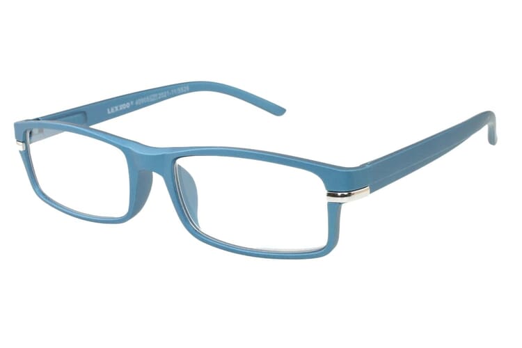 LEXXOO Lesebrille 4090B blau seitlich LEXXOO Lesebrille 4090B blau seitlich