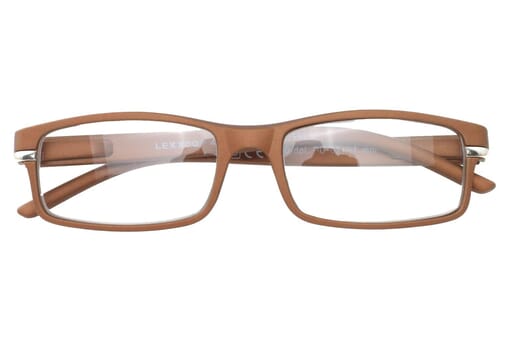 LEXXOO Lesebrille 4090B braun geschlossen