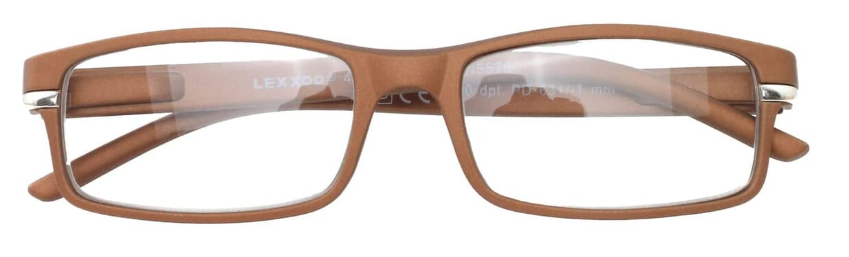 LEXXOO Lesebrille 4090B braun geschlossen LEXXOO Lesebrille 4090B braun geschlossen