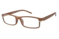 LEXXOO Lesebrille 4090B braun seitlich LEXXOO Lesebrille 4090B braun seitlich