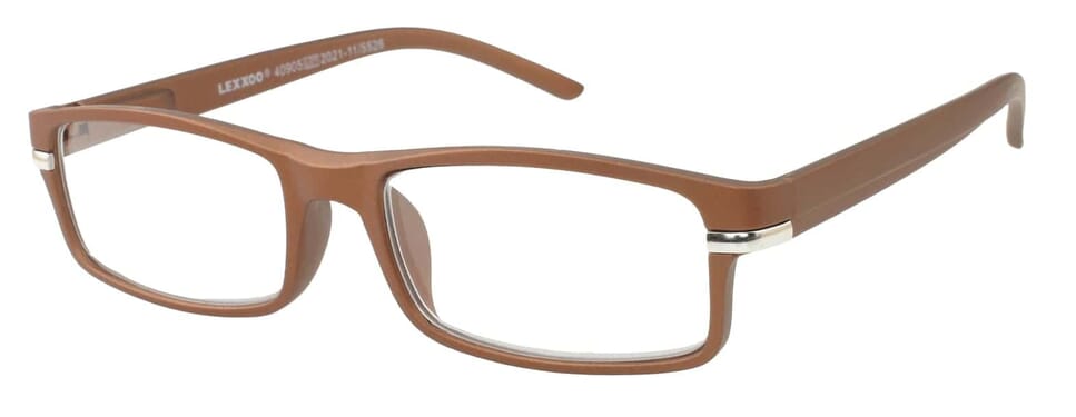 LEXXOO Lesebrille 4090B braun seitlich LEXXOO Lesebrille 4090B braun seitlich