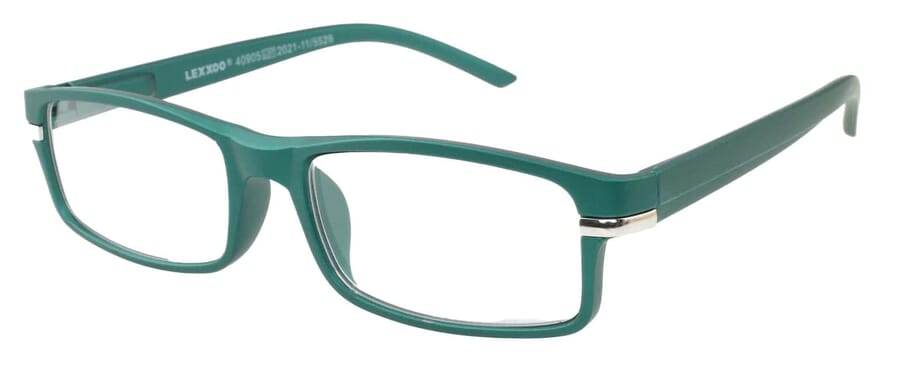 LEXXOO Lesebrille 4090B petrol seitlich LEXXOO Lesebrille 4090B petrol seitlich
