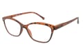 LEXXOO Reading glasses 4120A demi brown sideways LEXXOO Reading glasses 4120A demi brown sideways