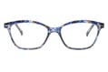 LEXXOO Lesebrille 4120A marmor blau frontal Lesebrille LEXXOO 4120A marmor blau frontal