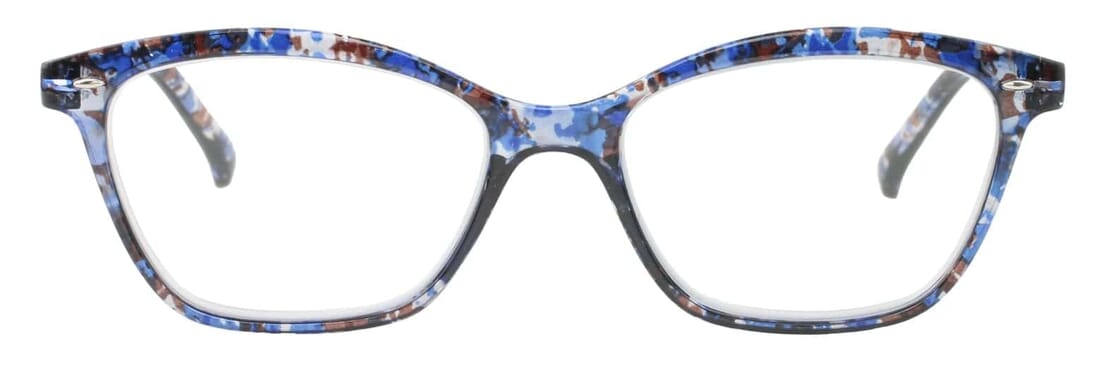 LEXXOO Reading glasses 4120A marble blue frontal Reading glasses LEXXOO 4120A marble blue frontal