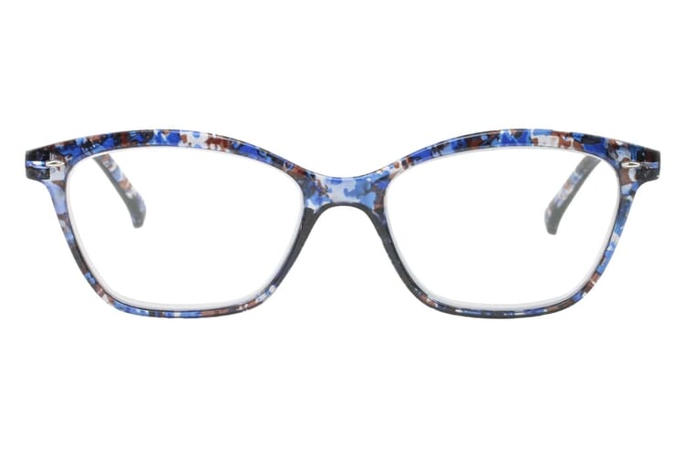 LEXXOO Lesebrille 4120A marmor blau frontal Lesebrille LEXXOO 4120A marmor blau frontal
