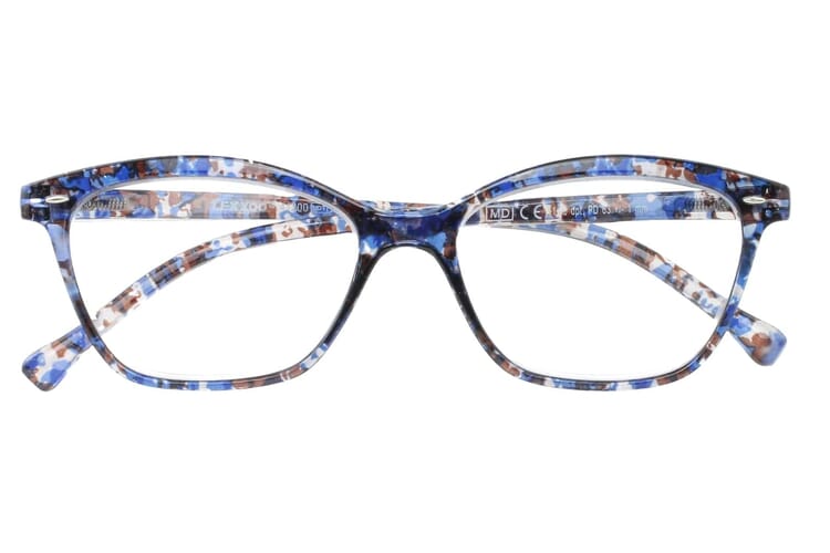 LEXXOO Reading glasses 4120A marble blue closed LEXXOO Reading glasses 4120A marble blue closed