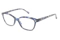 LEXXOO Reading glasses 4120A marble blue sideways LEXXOO Reading glasses 4120A marble blue sideways