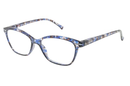 LEXXOO Reading glasses 4120A marble blue sideways LEXXOO Reading glasses 4120A marble blue sideways